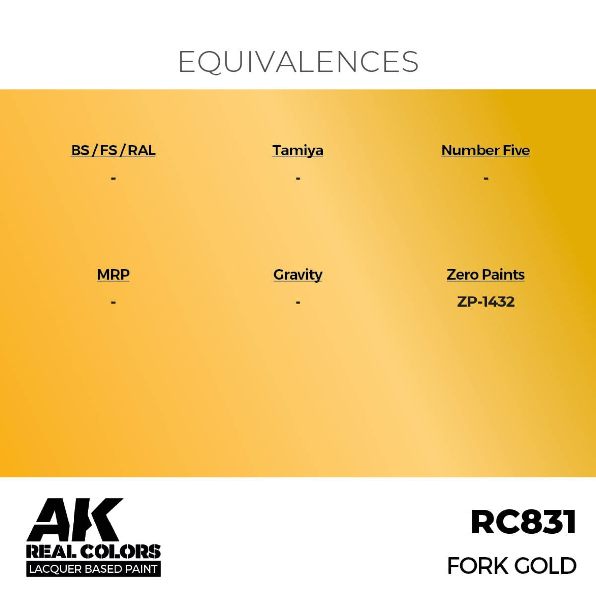 Fourche AK Interactive RC831 Or 17 ml – image 3