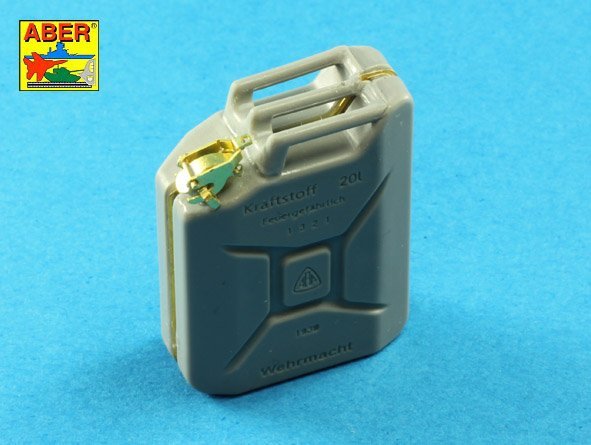 Aber 16158A German WW II 20L Jerry Can closings &amp;amp; 200L fuel drum covers (choice A) 1/16 – immagine 10