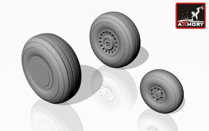 Armory Models AW48306 A-20A Boston wheels, early 1/48 – imagen 2