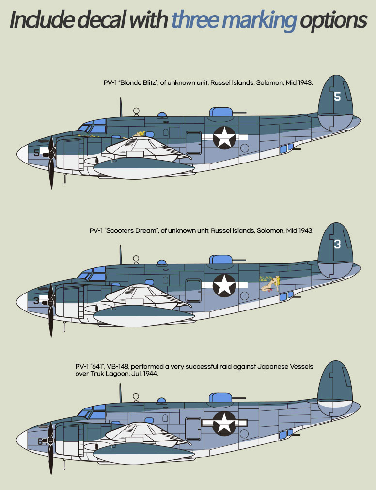 Academy 12347 USN PV-1 &amp;quot;Solomon Islands Theatre&amp;quot; 1/48 – immagine 4
