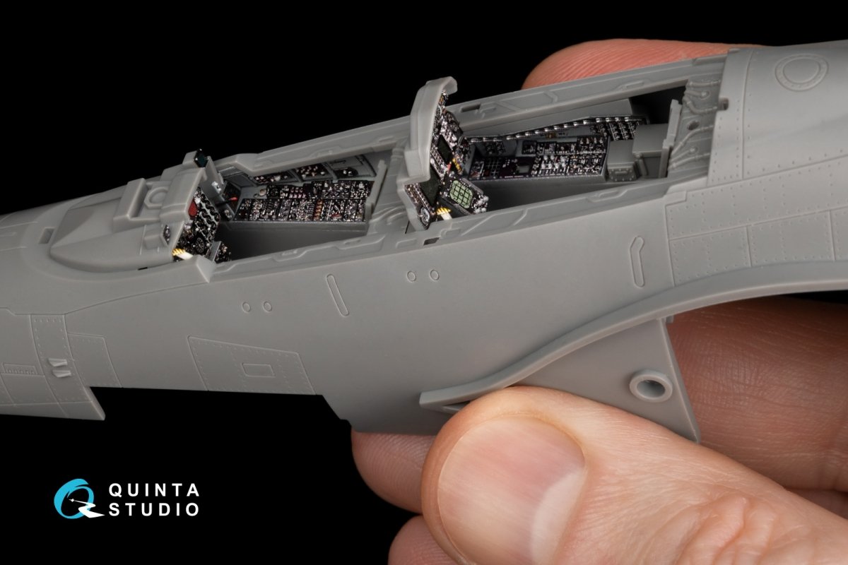Intérieur imprimé en 3D et coloré sur papier décalcomanie (Meng) pour F-4G (Quinta Studio QD+48341) (avec pièces en résine imprimées en 3D) 1/48 – image 14