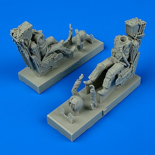 Aerobonus 480142 US Navy Pilot & Operator with ejection seats for F-14A/B Tomcat 1/48
