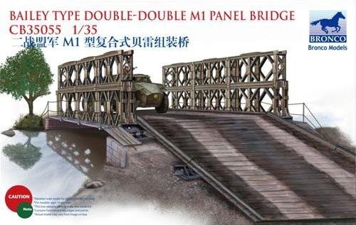 Pont de panneaux Bronco CB35055 Bailey Type M1 (1/35)