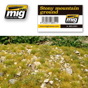 AMMO of Mig Jimenez 8351 STONY MOUNTAIN GROUND (230x130mm)