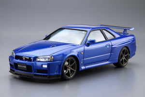 Aoshima 05159 NISSAN BNR34 SKYLINE GT-R V-specII 02 1/24 – zdjęcie 2