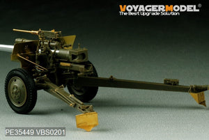 Voyager Model PE35449 WWII US 3inch M5 ATG/w M1 or 105mm Howitzer M2A1Carriage 2in1 For AFV CLUB 35S64 and 35160 1/35 – immagine 6