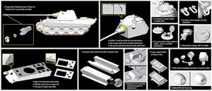 Dragon 6799 Panther Ausf.F w/7.5cm KwK42 L/100 1/35 – immagine 3