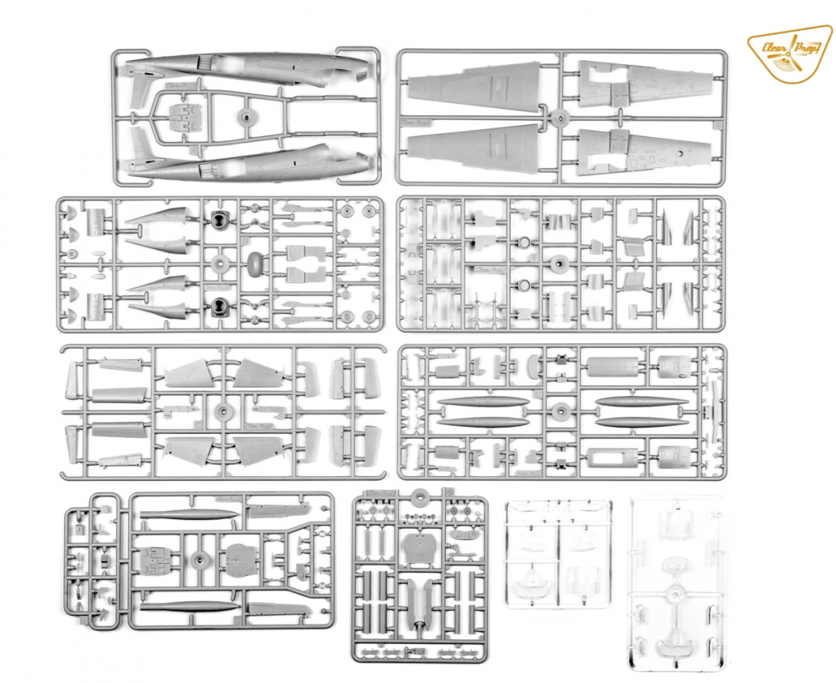 Clear Prop! CP72038 OV-1B Mohawk &amp;quot;Pilot School&amp;quot; ADVANCED KIT 1/72 – zdjęcie 10