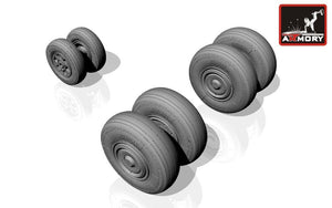 Armory Models AW72023 Sukhoj Su-24 Fencer early type wheels 1/72 – zdjęcie 4