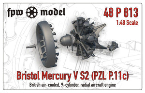 FPW Model 48P813 Bristol Mercury V S2 (PZL P.11c) 1/48