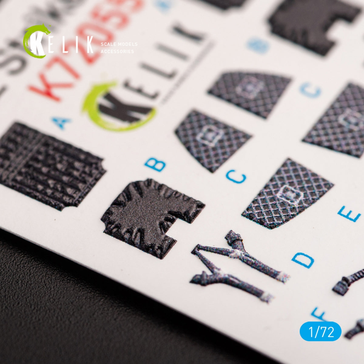 KELIK K72055 F-15E STRIKE EAGLE - INTERIOR 3D DECALS FOR REVELL KIT 1/72 – immagine 9