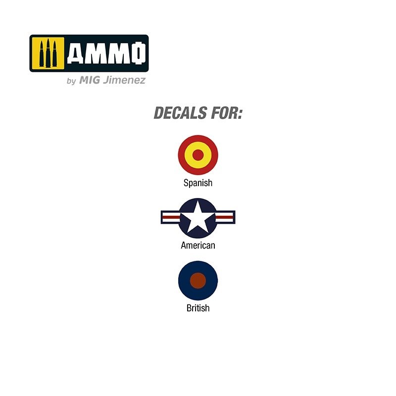 AMMO of Mig Jimenez 8505 Harrier AV-8S MATADOR Spanish, American, British versions 1/48 – immagine 2