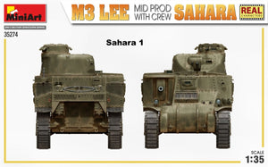 MiniArt 35274 M3 LEE MID MADE BY SAHARA w/CREW 1/35 – image 4