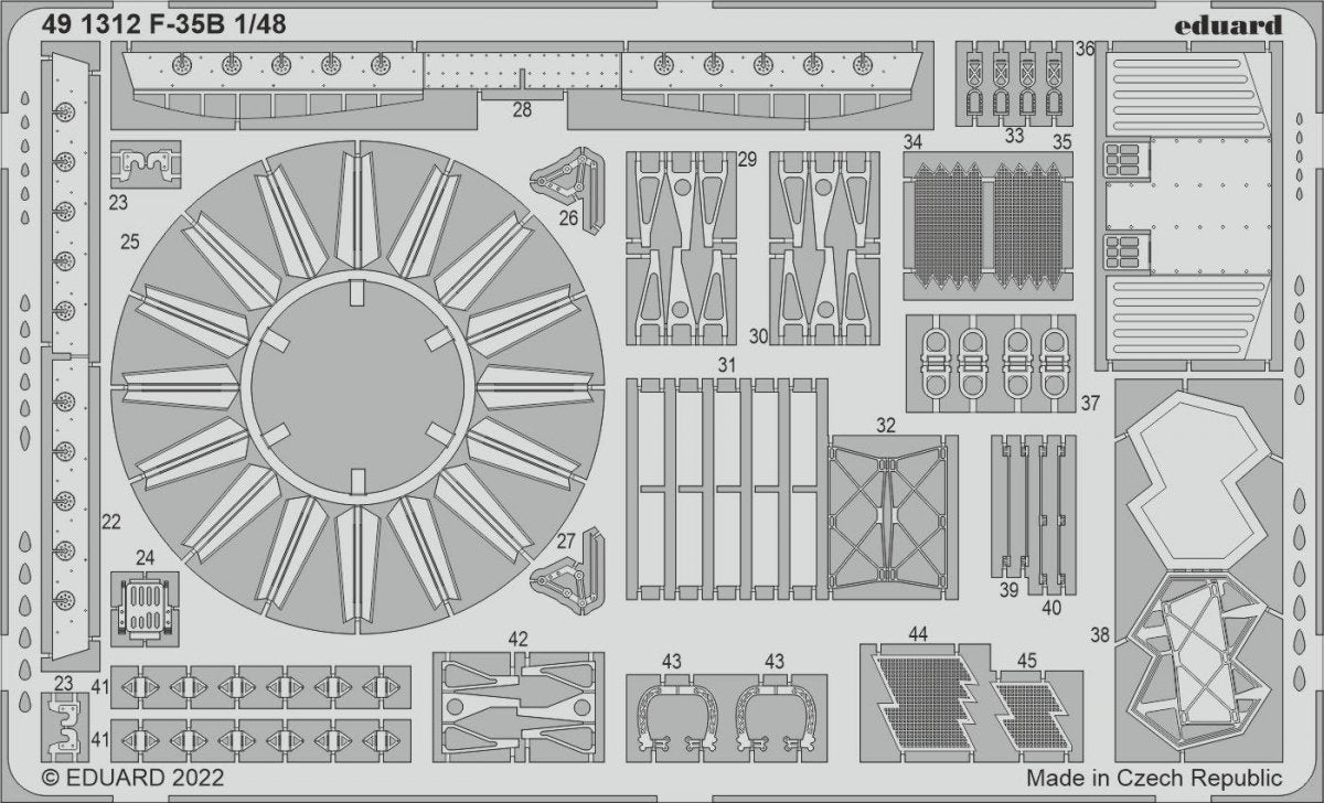 Eduard BIG49357 F-35B ITALERI 1/48 – immagine 2