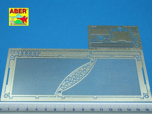 Aber 16042 Tiger II Porsche Vol.8 - Anti Mine Mesh plus some extra parts 1/16 – immagine 2