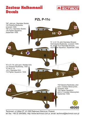 Techmod 48060 - PZL P.11c 1/48 – immagine 2