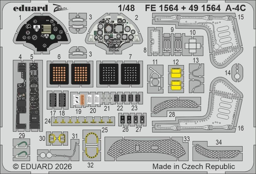 Eduard 491564 A-4C for HOBBY BOSS 1/48