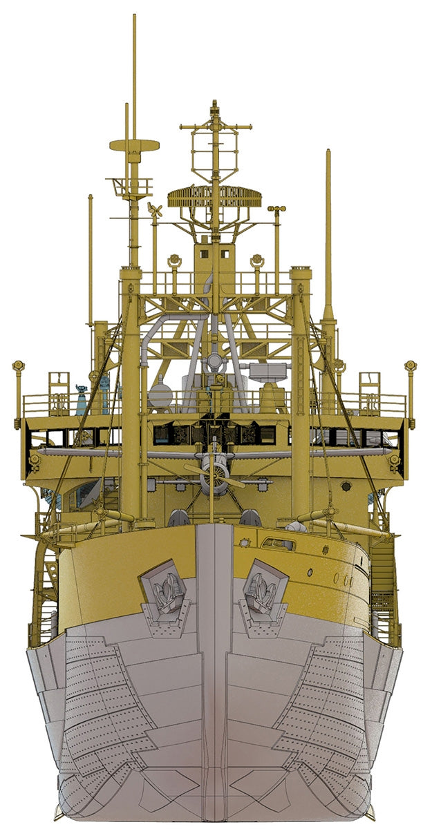 Hasegawa HP001 Antarctic research ship Soya Second Antarctic expedition 1/250 – Bild 7