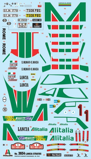 Italeri 3654 LANCIA STRATOS HF 1/24 – immagine 3