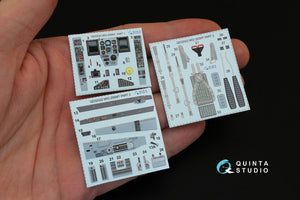 Quinta Studio QD32022 MiG-29SMT 3D-Printed &amp;amp; coloured Interior on decal paper (for Trumpeter kit) 1/32 – immagine 3