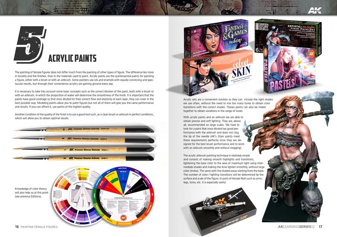 AK Interactive AK520 Learning 12 Painting Female Figures English – immagine 10