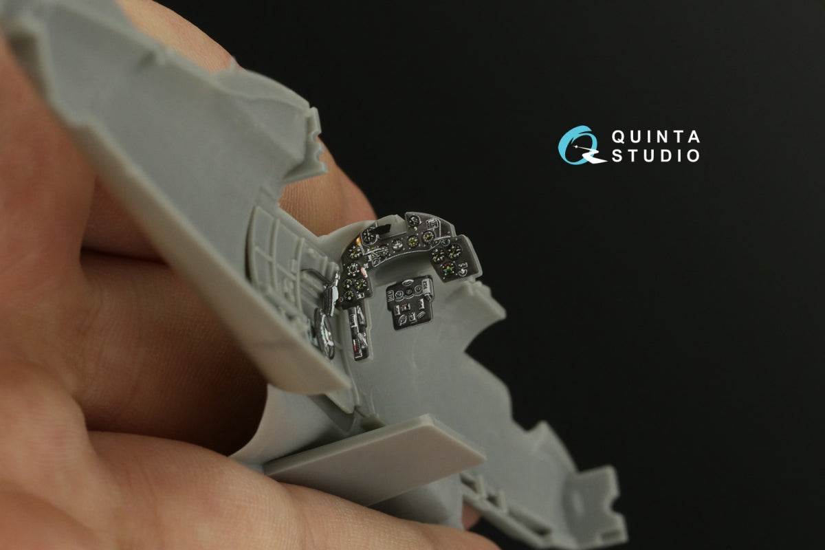 Quinta Studio QDS-48391 Macchi C.205 Veltro 3D-Printed &amp;amp; coloured Interior on decal paper (Hasegawa/Italeri) (Small version) 1/48 – zdjęcie 5