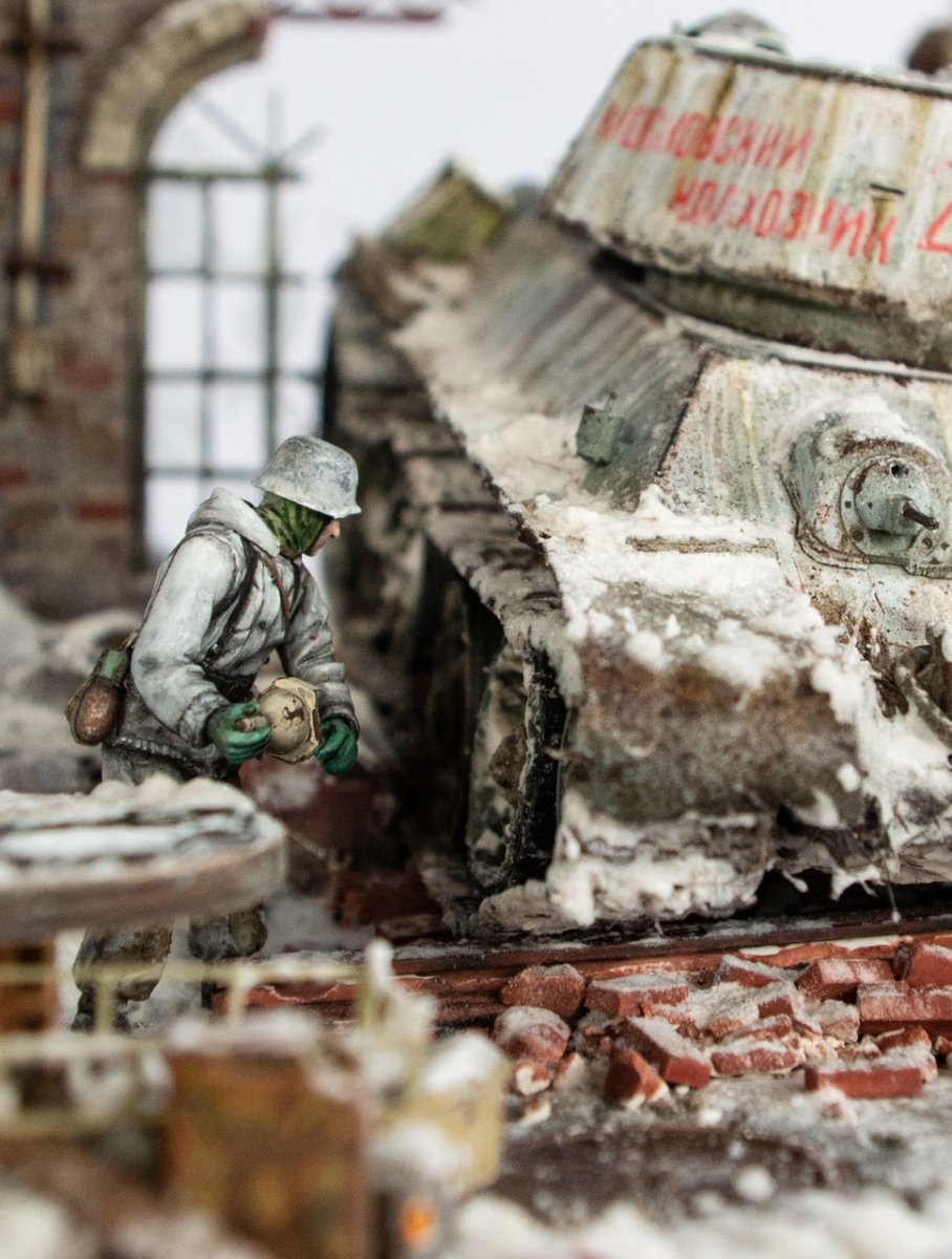 RT-Diorama 35302 Diorama-Base: &amp;quot;Wintergewitter&amp;quot; Operation Winter Storm 1/35 – Bild 8