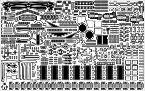 Pontos 35007F1 USS BB-61 Iowa 1984 Kit de détails (1/350) – image 9