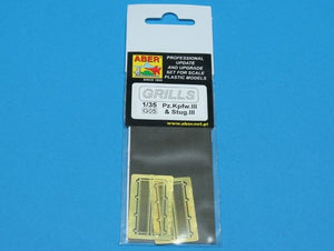 Aber 35G05 Grilles for german tank Pz.Kpfw.III and self-propelled gun Stug.III 1/35 – zdjęcie 4