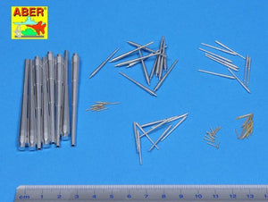 Aber 200L-04 Set of barrels for Bismarck 380mm x 8, 150mm x 12, 105mm x 16 37mm x 16, 20mm x 22 1/200 – Bild 2