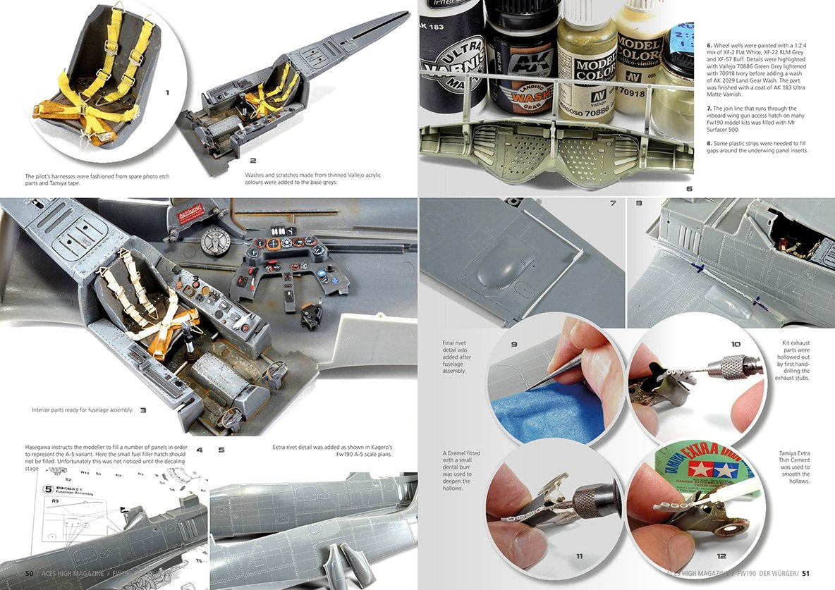 AK Interactive AK2921 ACES HIGH ISSUE 11 FW 190 DER WÜRGER (English) – image 3