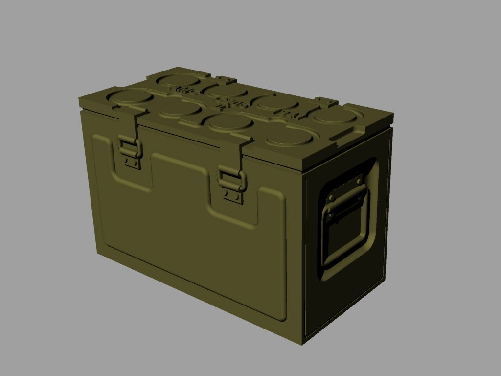 Panzer Art RE35-185 C206 British Ammo Boxes (25 Pdr Gun) 6pcs 1/35 – Bild 2