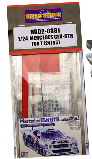 Hobby Design HD02-0381 Photoetch Detail-Up Set for Mercedes CLK-GTR Tamiya 24195 1/24 – zdjęcie 2