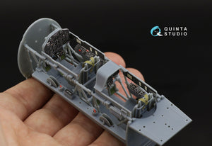 Quinta Studio QD32102 T-6G 3D-Printed coloured Interior on decal paper (Kitty Hawk) 1/32 – immagine 11