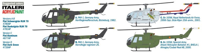 Italeri 2742 BO 105 / PAH.1 1/48 – Bild 2