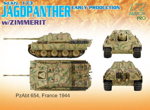 Dragon 7241 Sd.Kfz. 173 JAGDPANT. E.PROD.w/ZIMMERIT 1/72 – zdjęcie 4