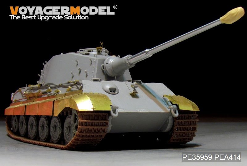 Maquette Voyager PE35959 Char King Tiger allemand de la Seconde Guerre mondiale (tourelle Hensehel) pour HOBBYBOSS 84531 1/35 – image 2