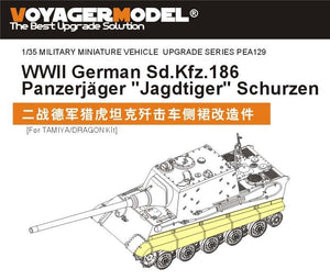Voyager Model PEA129 WWII German Sd.Kfz.186 Panzerjager &amp;quot;Jagdtiger&amp;quot; Schurzen (For TAMIYA/DRAGON Kit) 1/35 – immagine 4