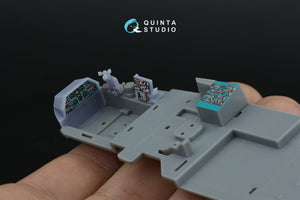 Quinta Studio QDS+48516 Mi-24P Hind-F Intérieur coloré imprimé en 3D sur papier décalcomanie (Trumpeter) (petite version) (avec pièces en résine imprimées en 3D) 1/48 – image 9