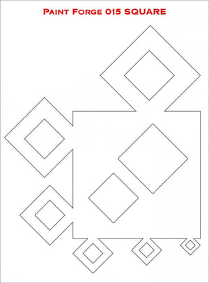 Paint Forge PFST015L STENCIL - SQUARE – immagine 2