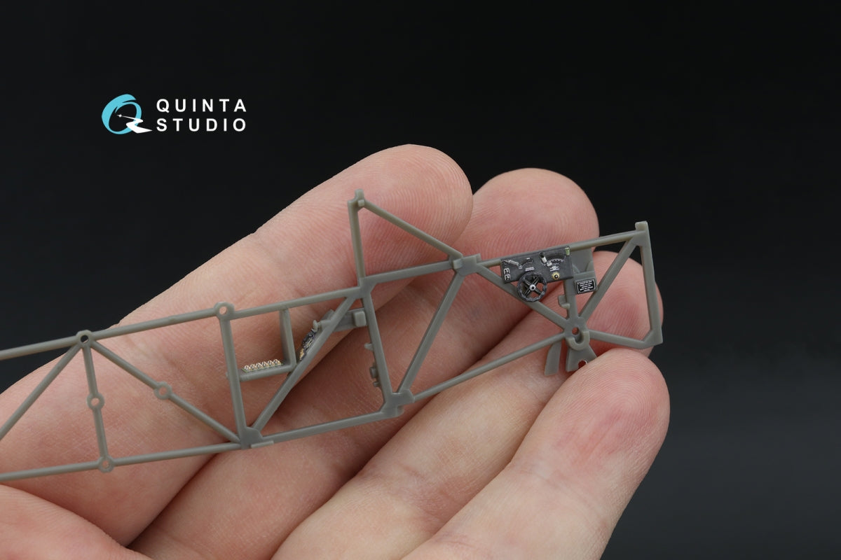 Quinta Studio QD+48583 Westland Lysander Mk.III 3D-Printed &amp;amp; coloured Interior on decal paper (Airfix) (with 3D-printed resin parts) 1/48 – immagine 14