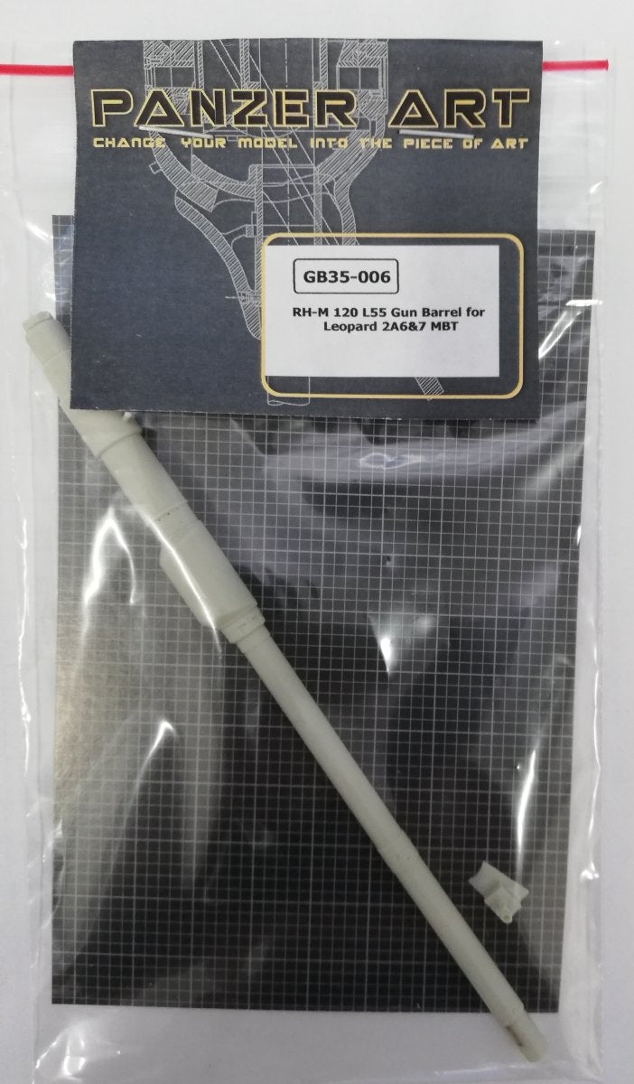 Panzer Art GB35-006 Rh-M 120 L55 Gun barrel for Leopard 2A6&amp;amp;7 MBT 1/35