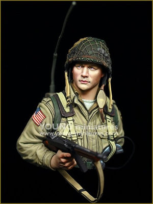 Young Miniatures YM1885 US Airborne Radio Operator CARENTAN 1944 1/10 – zdjęcie 2