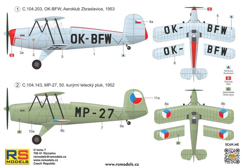 RS Models 94013 Aero C-104 1/72 – imagen 2