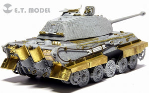 E.T. Model E72-020 WWII German KING TIGER (Porsche Turret) For DRAGON 7254 1/72 – immagine 4