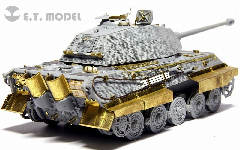 E.T. Model E72-020 WWII German KING TIGER (Porsche Turret) For DRAGON 7254 1/72 – immagine 4