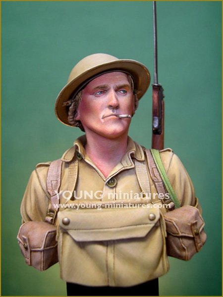 Young Miniatures YM1859 British Soldier Battle of EL ALAMEIN 1942 1/10 – Bild 2