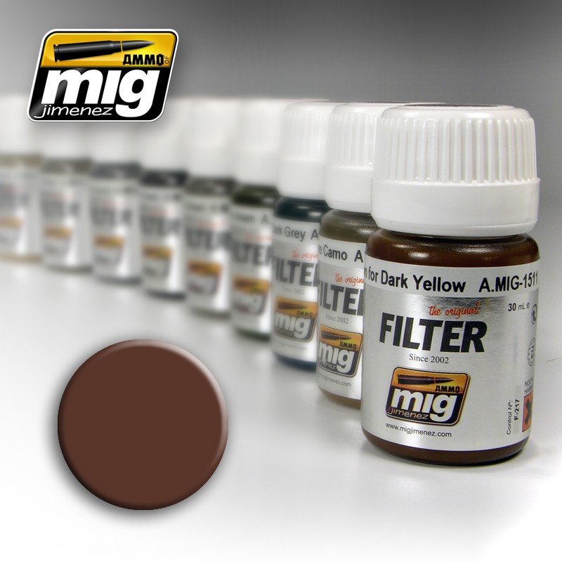 Munitions Mig Jimenez 1500 BROWN POUR BLANC 35ml