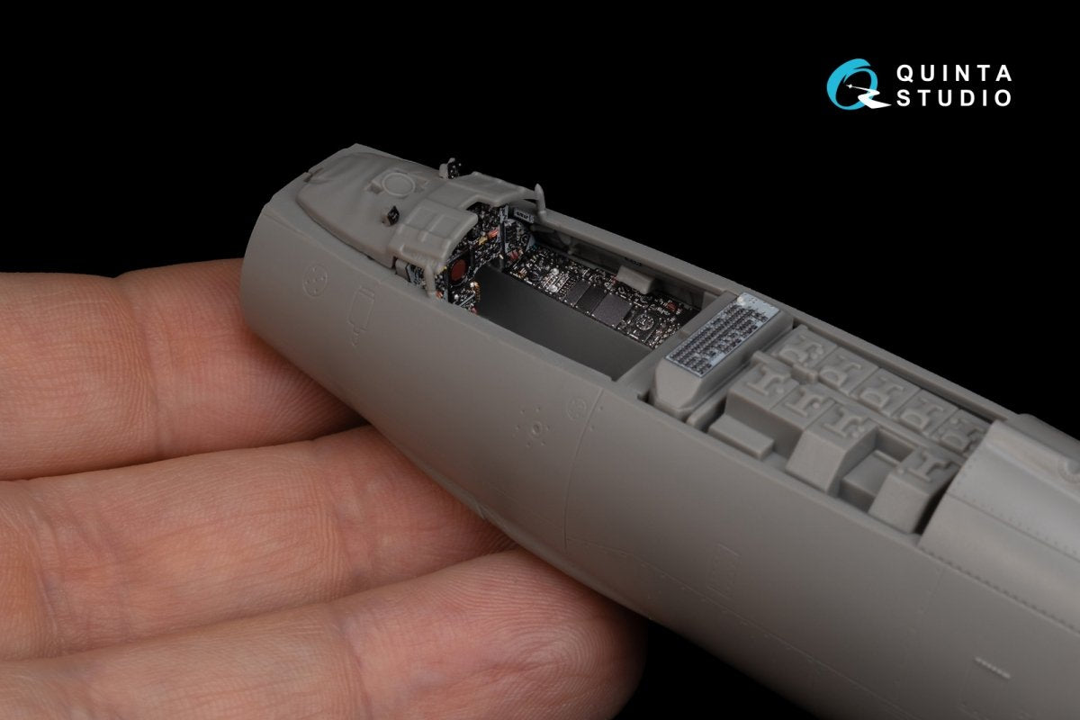 Quinta Studio QD48223 F-104S/ASA 3D-Printed &amp;amp; coloured Interior on decal paper (Kinetic) 1/48 – immagine 9