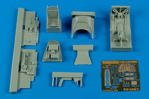 Aires 4567 P-38F Lightning cockpit set 1/48 Academy